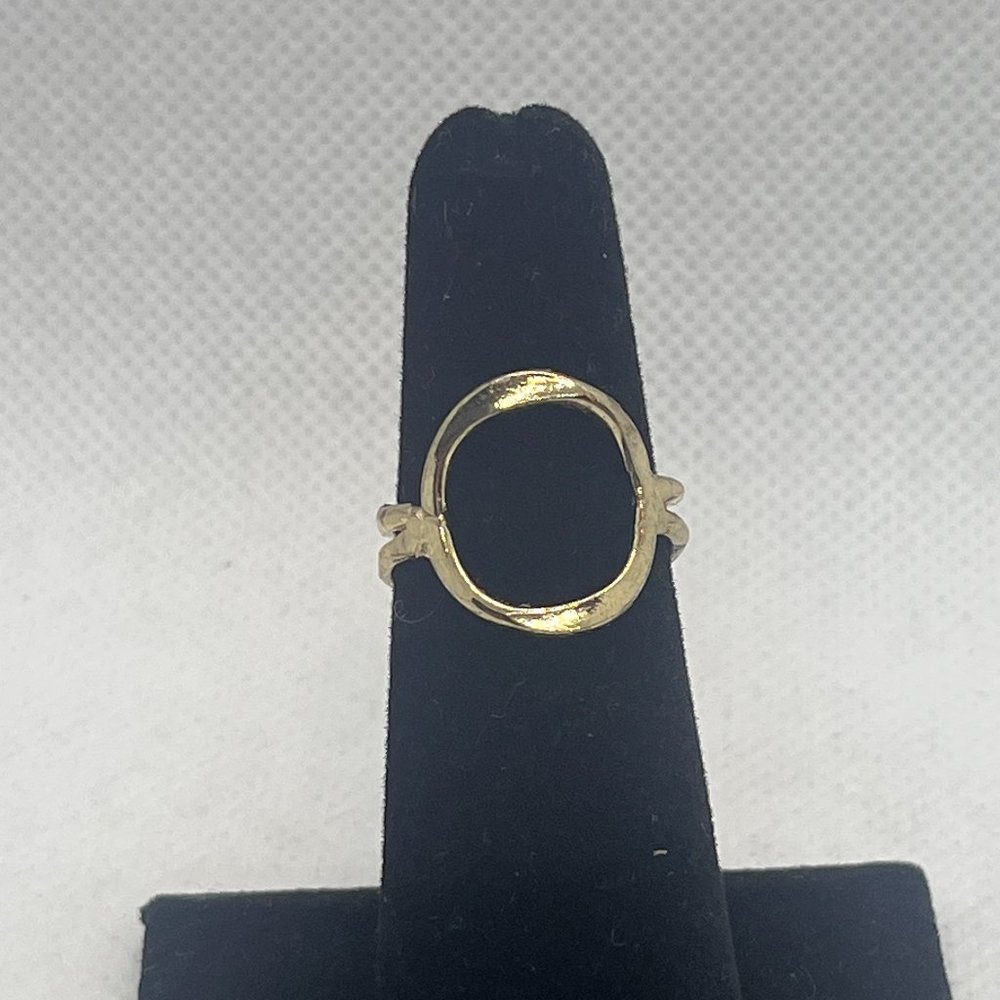 Gold Circle Ring